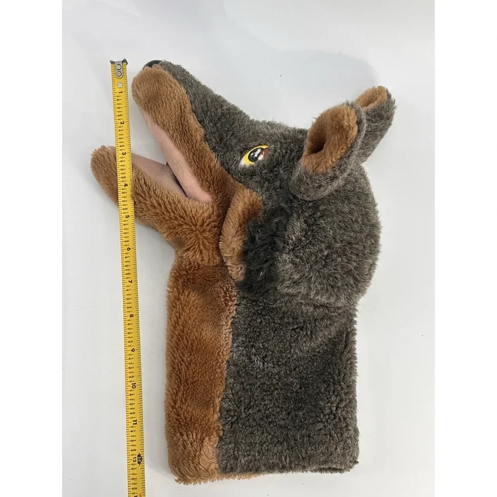 Dakin Vtg 1983 Hand Puppet Big Bad Wolf Dog German Shepherd Play Pretend Theater